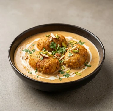 Creamy malai kofta served at Southern Spices Indian restaurant in Winnipeg