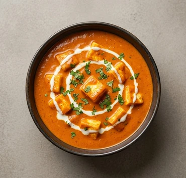 Paneer butter masala at Southern Spices Indian restaurant in Winnipeg