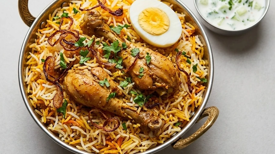 Deluxe Chicken Biryani at Southern Spices in Winnipeg, MB